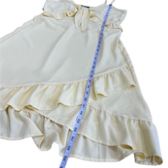 Vero Moda ruffled summer dress yellow size medium - Picture 15 of 16
